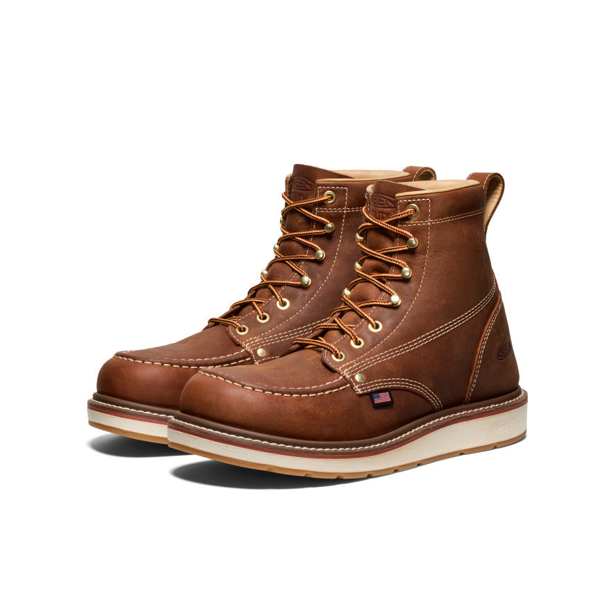 Men's Liberty 6 Boot (Soft Toe) | Leather Brown/Birch - Image 2
