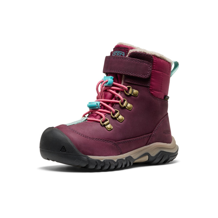 Little Kids' Kanibou Waterproof Winter Boot | Fig/Pink Lemonade - Image 3