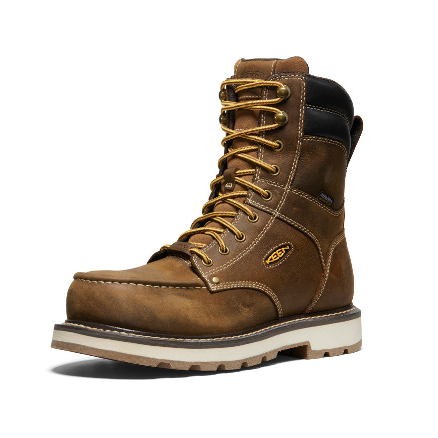 Men's Cincinnati 8 Waterproof 90° Heel Boot (Carbon Toe) | Belgian/Sandshell - Image 3