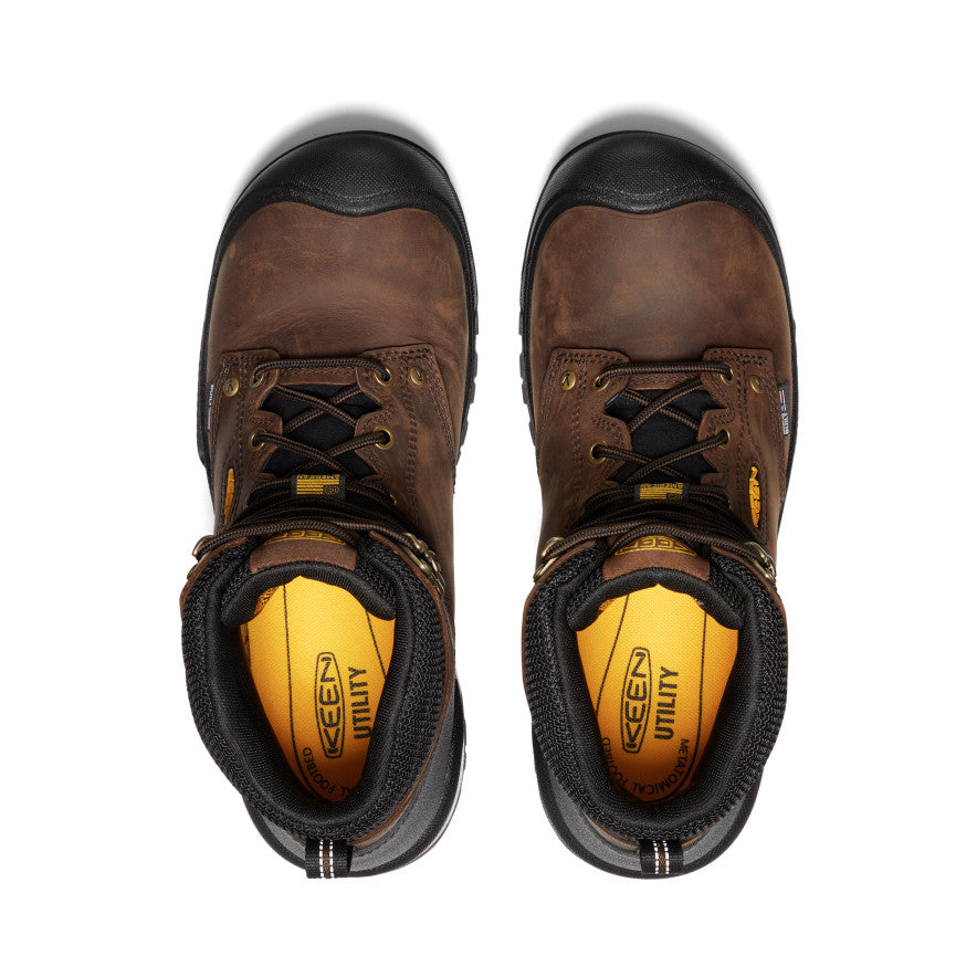 Men's Independence 6 Waterproof Boot (Soft Toe) | Dark Earth/Black - Image 4