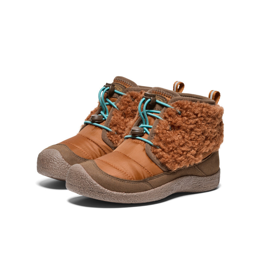 Big Kids' Howser II Waterproof Chukka | Roasted Pecan/Dark Earth - Image 2