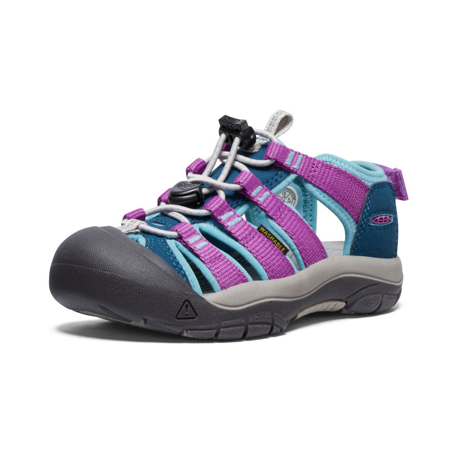Little Kids' Newport Boundless Sandal | Legion Blue/Willowherb - Image 3