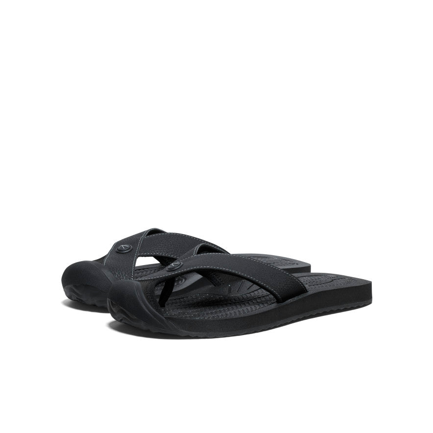 Men's Barbados Flip-Flop | Black/Steel Grey - Image 2