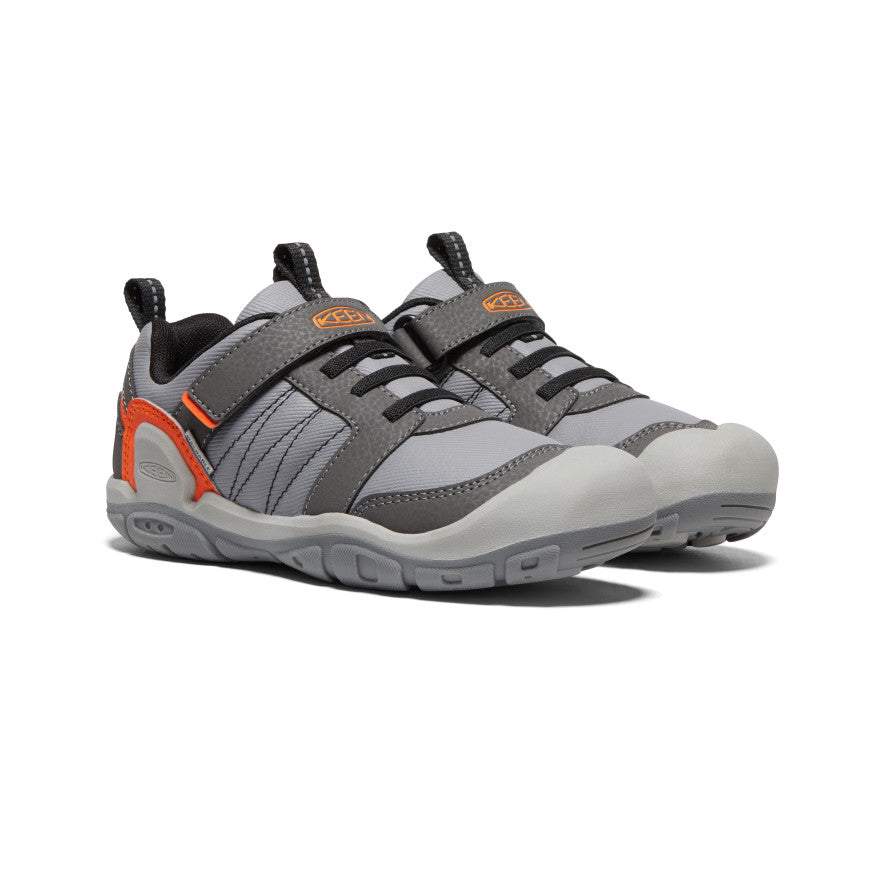 Big Kids' Knotch Peak Sneaker | Magnet/Safety Orange - Image 2