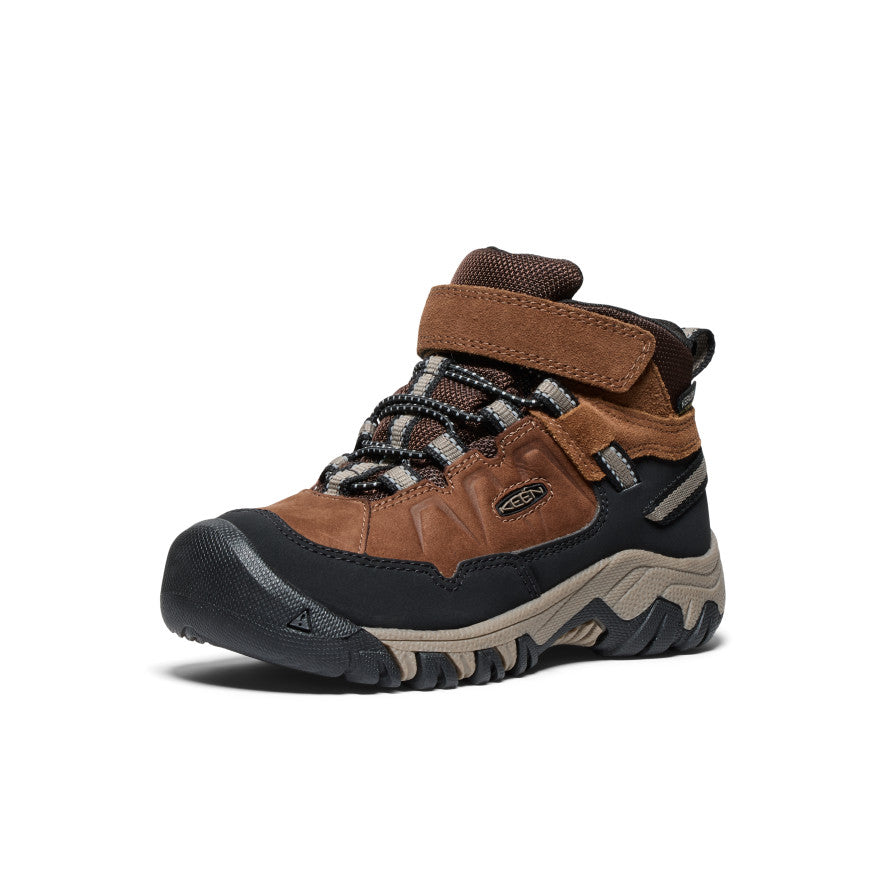 Little Kids' Targhee IV Waterproof Hiking Boot | Bison/Brindle - Image 3