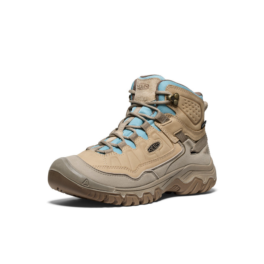 Women's Targhee IV Waterproof Hiking Boot | Safari/Reef Waters - Image 3