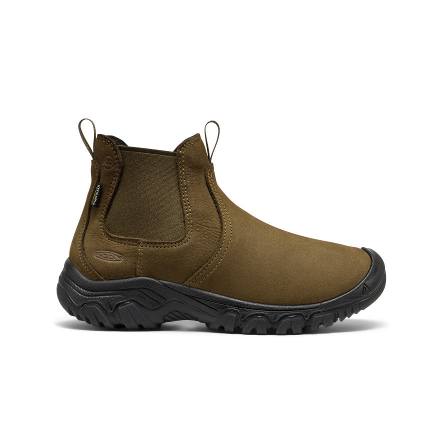 Women's Greta II Waterproof Chelsea | Dark Olive/Black