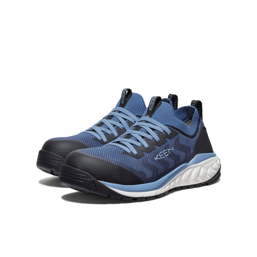 Women's Arvada Shift ESD Work Sneaker (Carbon Toe) | Vintage Indigo/Faded Denim - Image 2