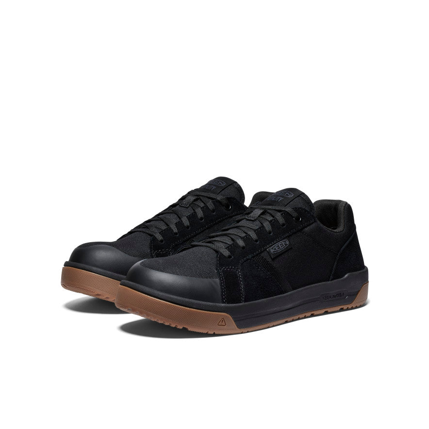 Men's Kenton Work Shoe (Carbon Toe) | Black/Gum - Image 2