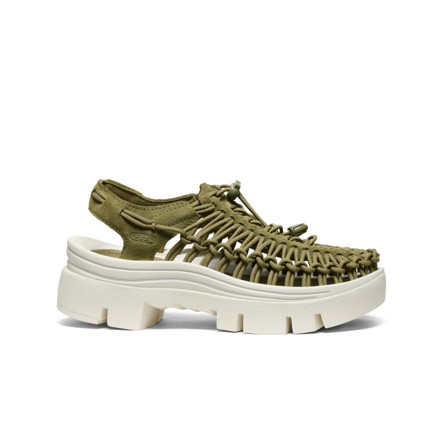 All Gender UNEEK PLT Sneaker | Martini Olive/Star White