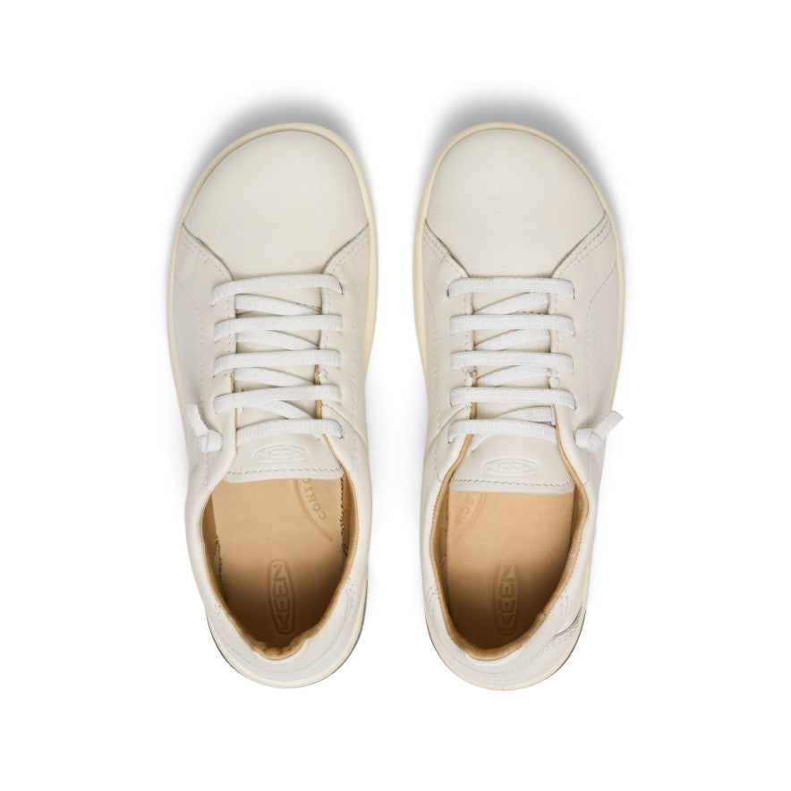 Women's KNX Leather Sneaker | Star White/Star White - Image 4