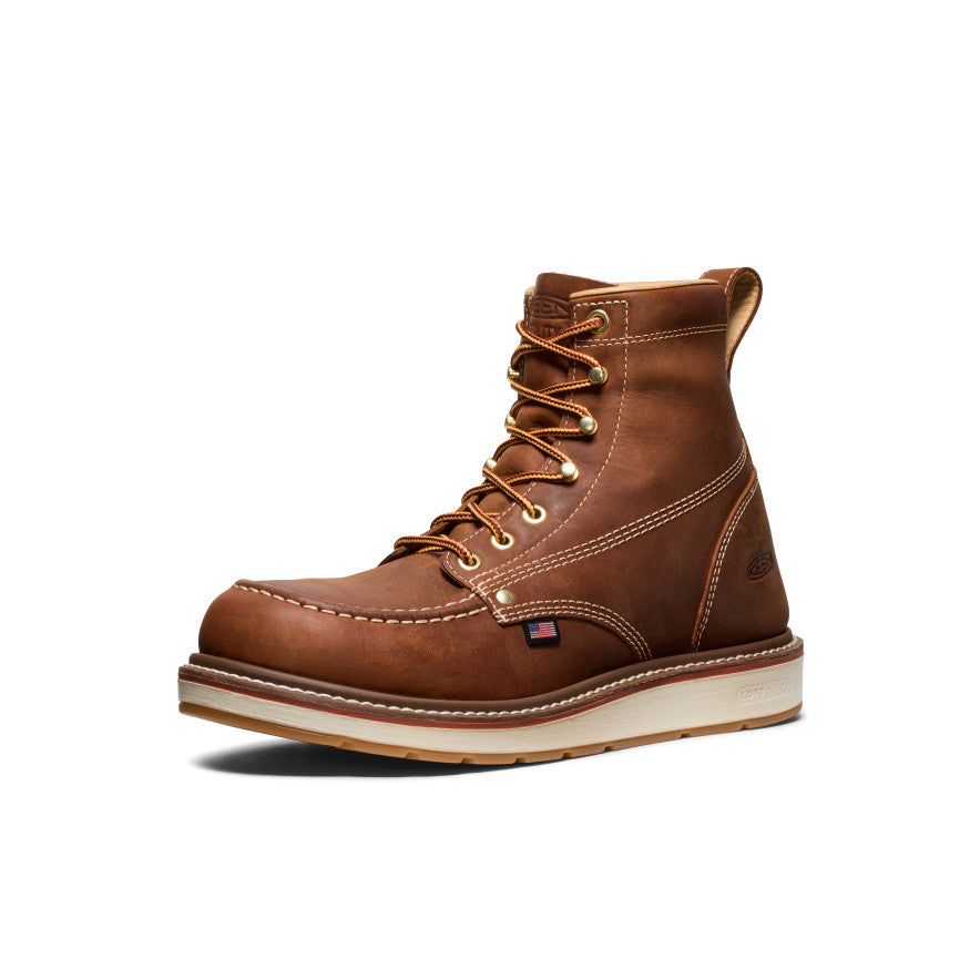 Men's Liberty 6 Boot (Soft Toe) | Leather Brown/Birch - Image 3