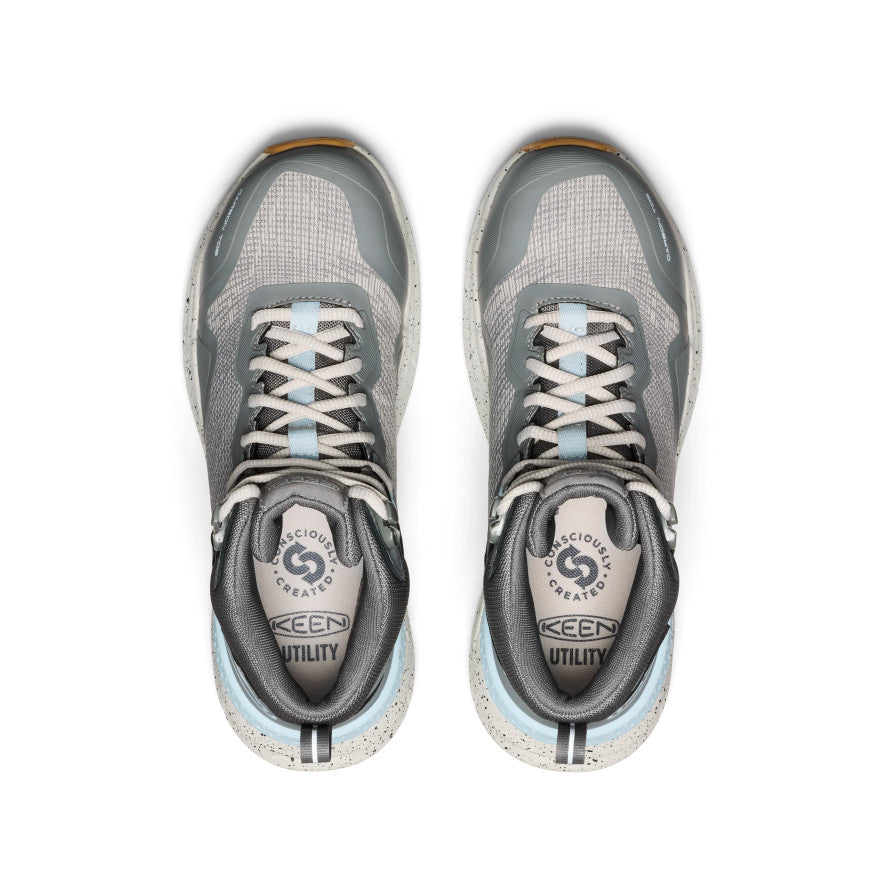 Women's Synchro Waterproof Work Boot (Carbon Toe) | Steel Grey/Gum - Image 4