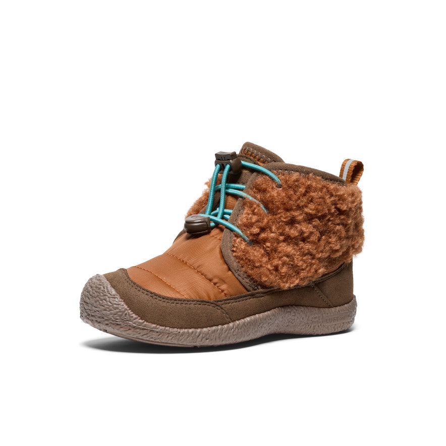 Little Kids' Howser II Waterproof Chukka | Roasted Pecan/Dark Earth - Image 3