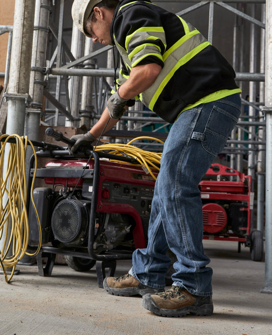 Men's Pittsburgh Energy 6 Waterproof Boot (Soft Toe) | Cascade Brown/Greener Pastures - Image 8