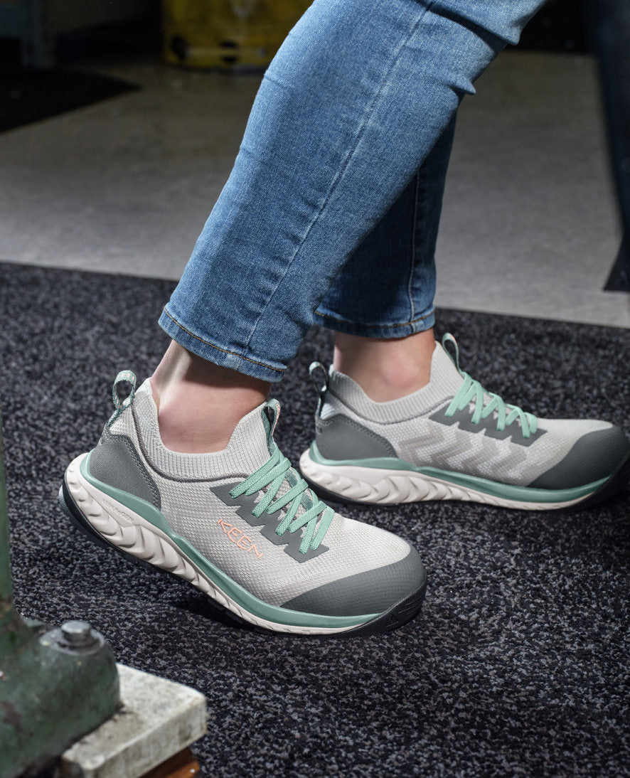 Women's Arvada Shift Work Sneaker (Carbon Toe) | Black/Magnet - Image 8