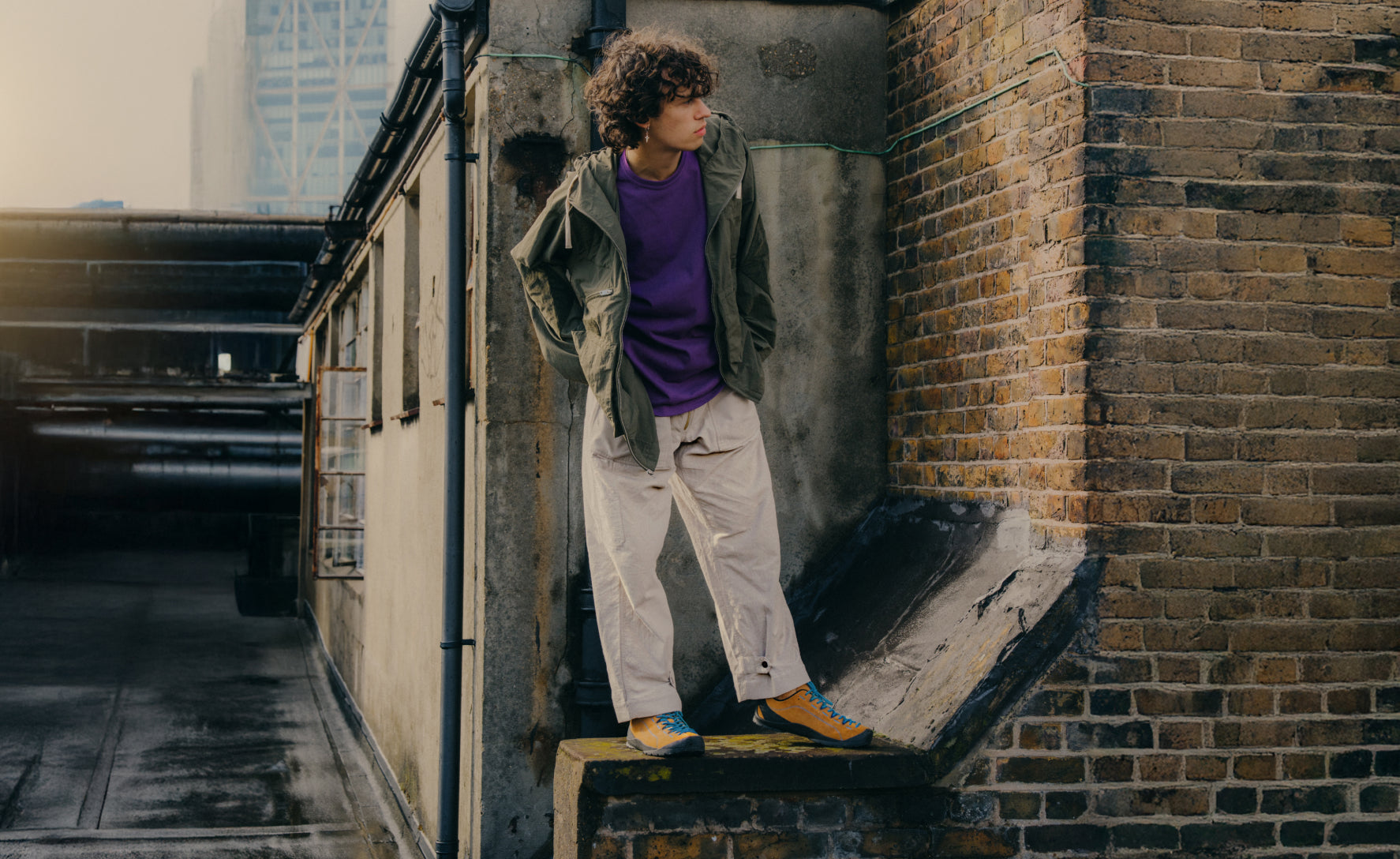 Men's Jasper Sneaker | Steel Grey/Bright Aqua - Image 7