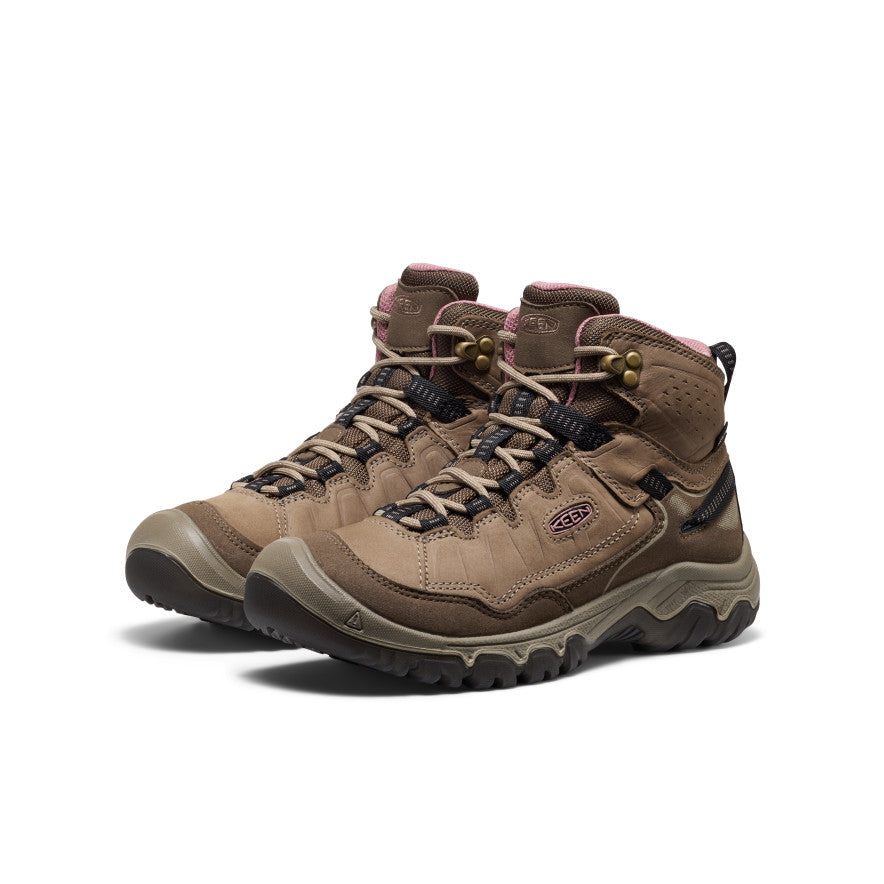 Women's Targhee IV Waterproof Hiking Boot | Brindle/Nostalgia Rose - Image 2