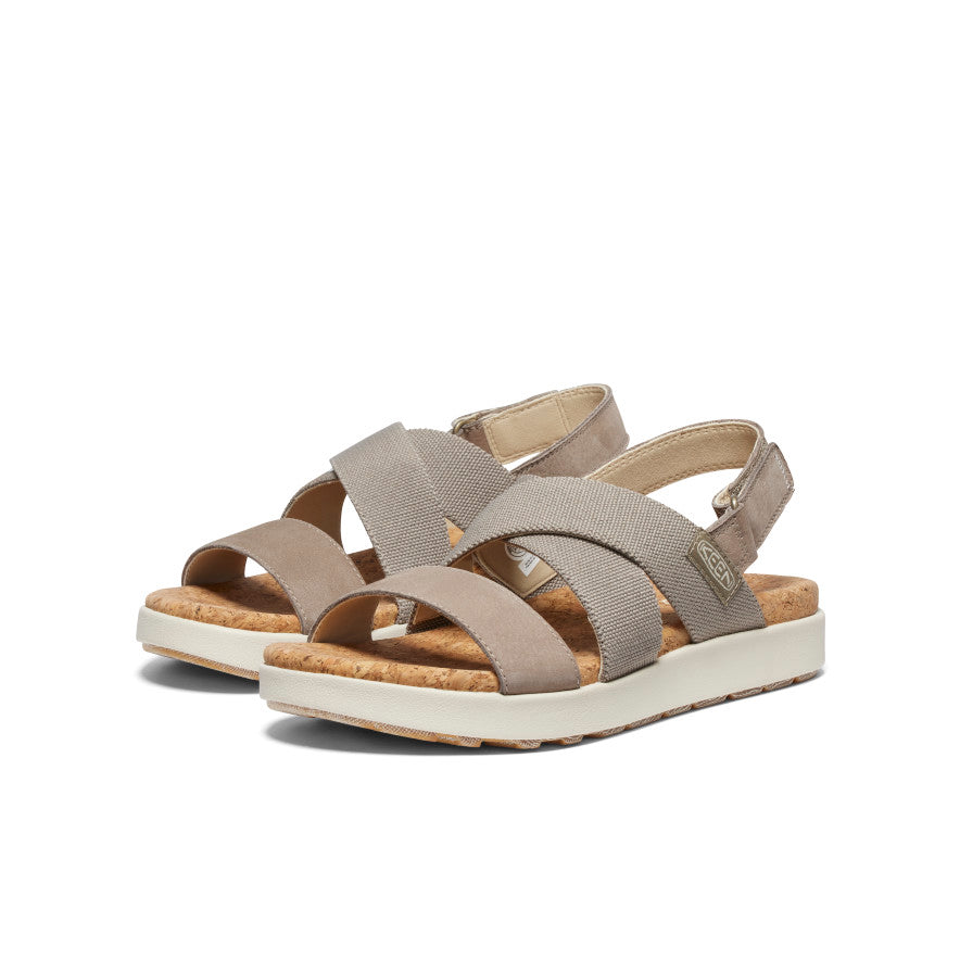 Women's Elle Criss Cross Sandal | Brindle/Birch - Image 2