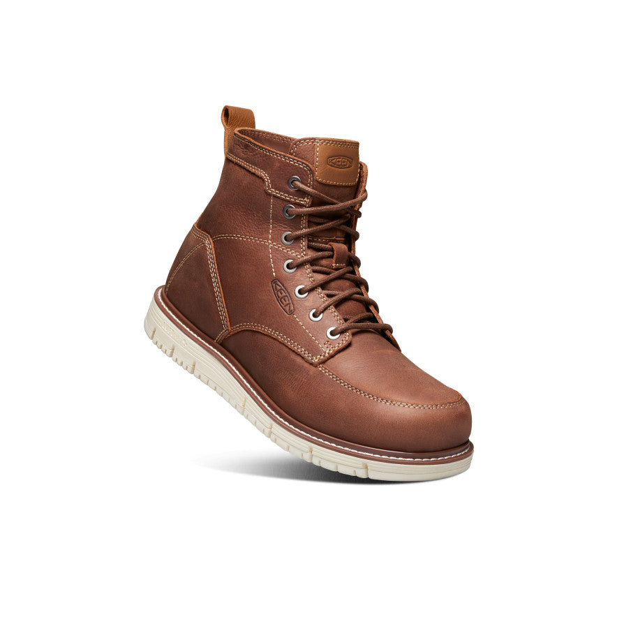 Men's San Jose 6 Boot (Soft Toe) | Gingerbread/Off White - Image 3