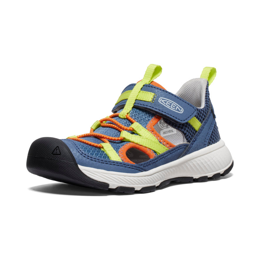 Little Kids' Motozoa Sandal | Vintage Indigo/Scarlet Ibis - Image 3