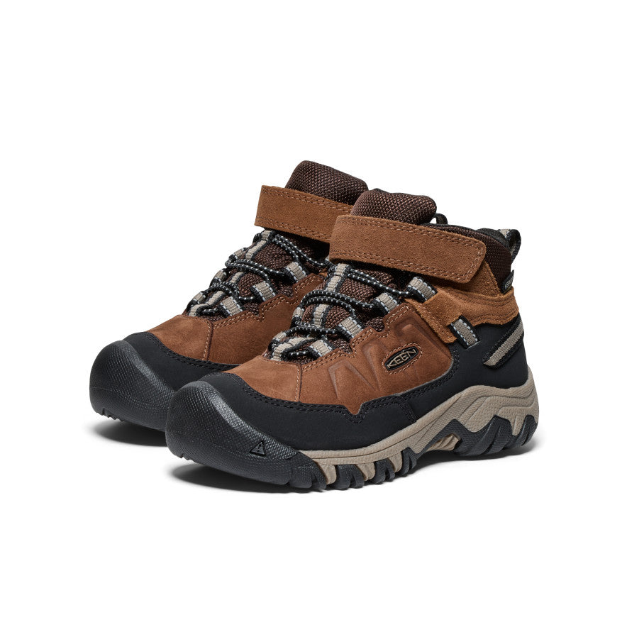 Little Kids' Targhee IV Waterproof Hiking Boot | Bison/Brindle - Image 2