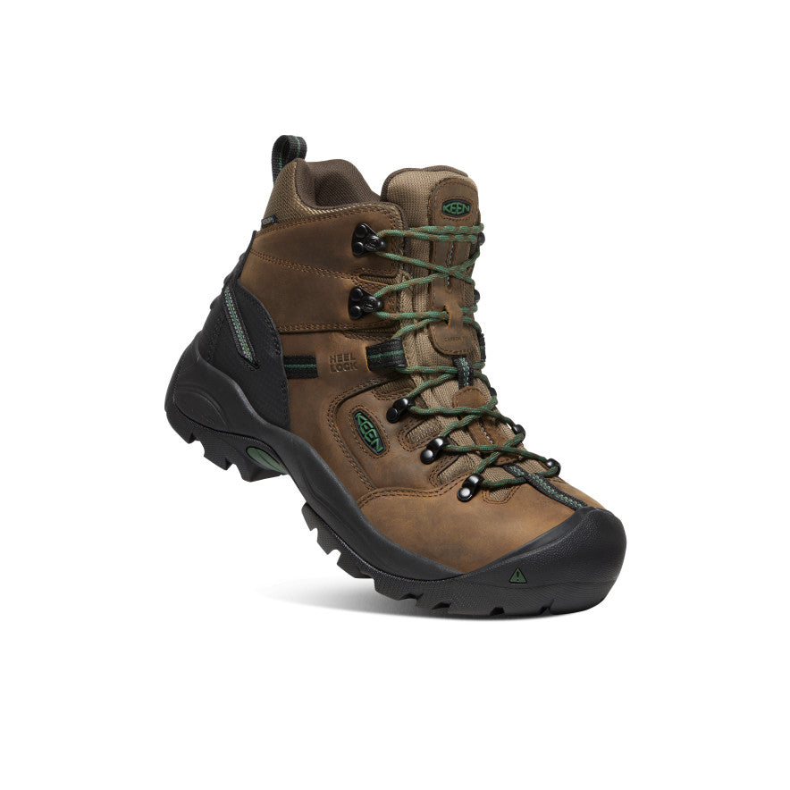 Men's Pittsburgh Energy 6 Waterproof Boot (Carbon Toe) | Cascade Brown/Greener Pastures - Image 3