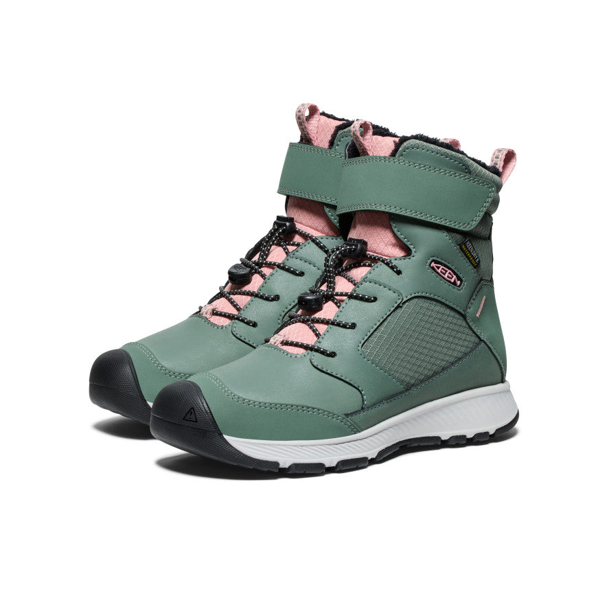 Big Kids' Skua Waterproof Winter Boot | Dark Forest/Rose Elegance - Image 2