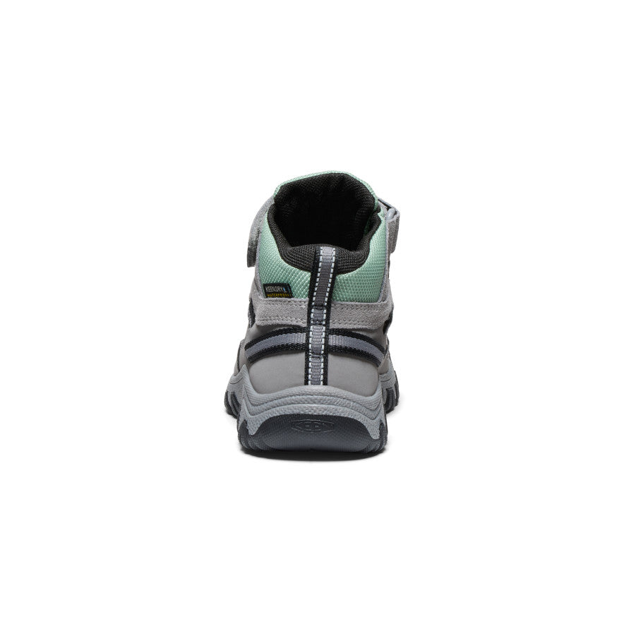 Little Kids' Targhee IV Waterproof Hiking Boot | Alloy/Granite Green - Image 5