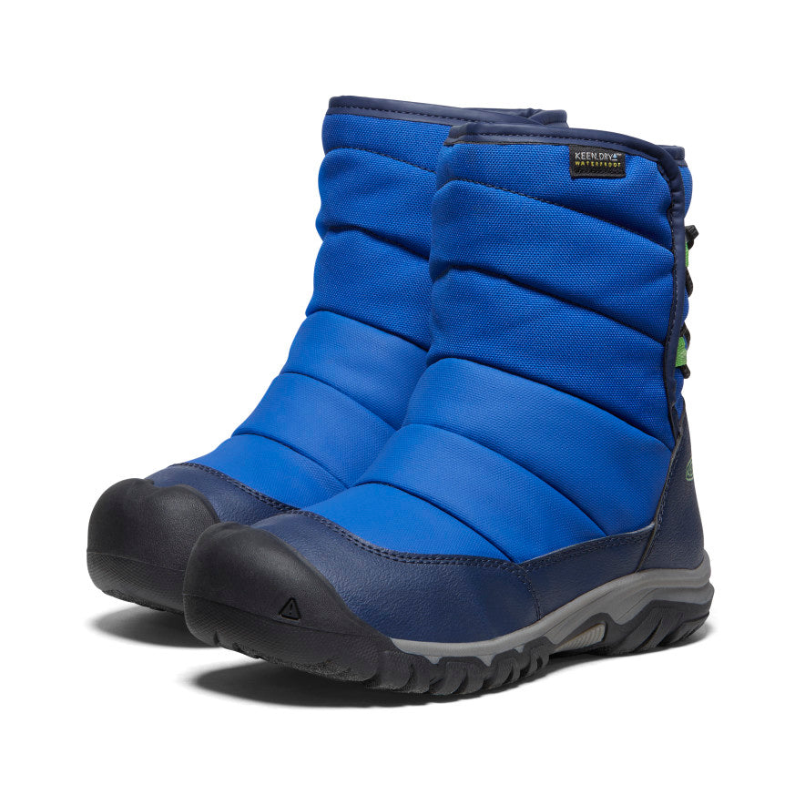 Big Kids' Puffrider Waterproof Winter Boot | Naval Academy/Surf - Image 2